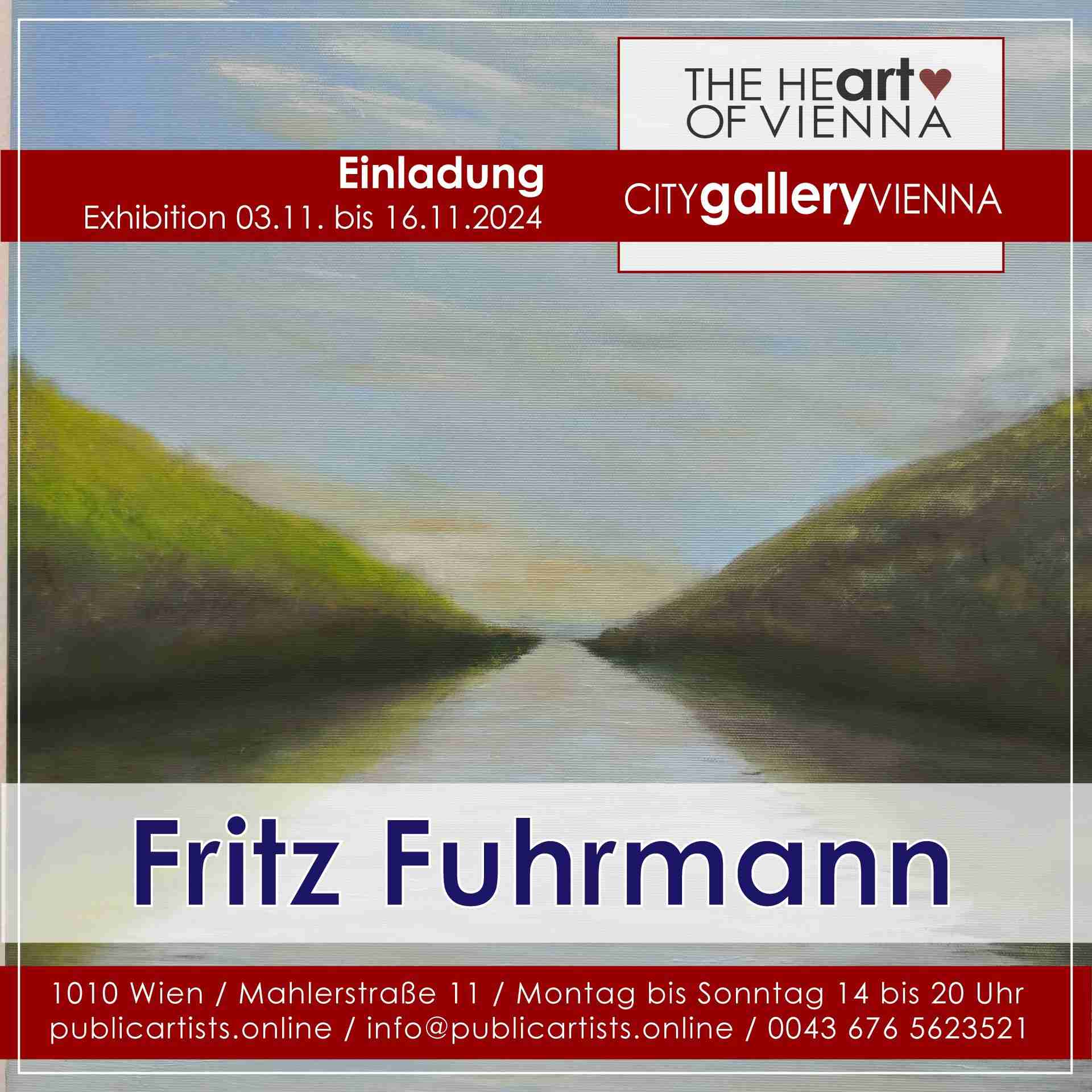 Fritz Fuhrmann in the CITYgalleryVIENNA