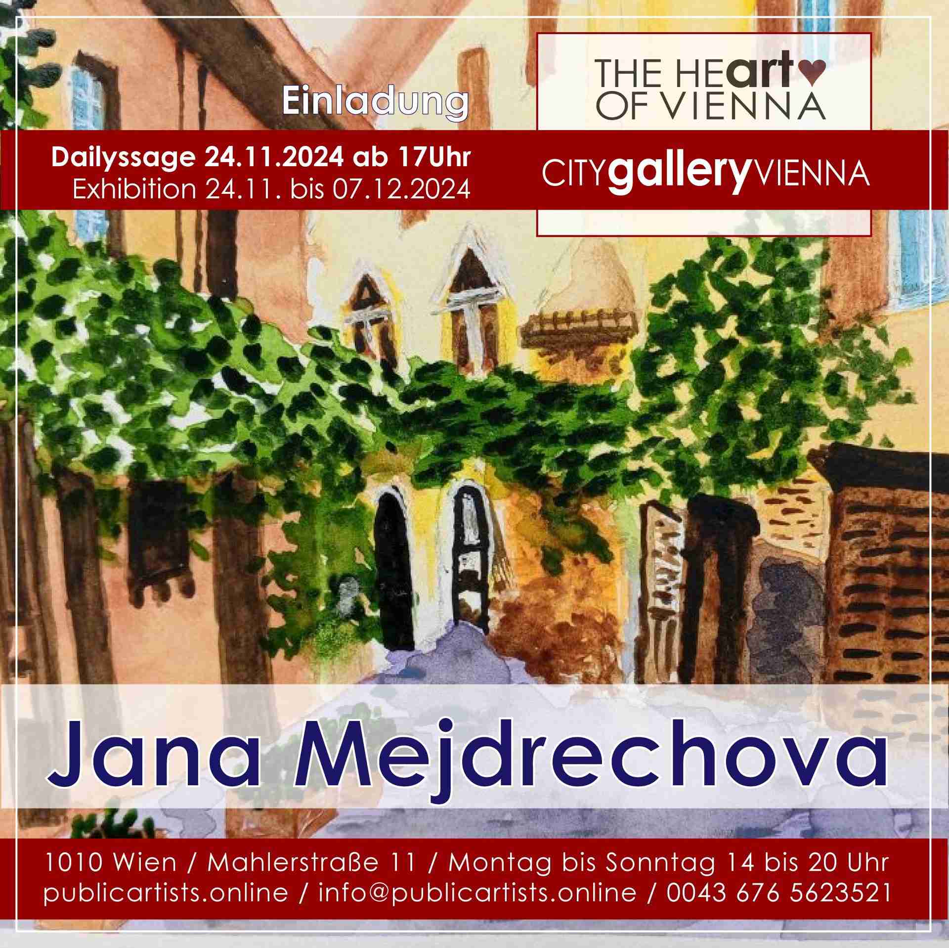 Jana Mejdrechova a CITYgalleryVIENNA-ban