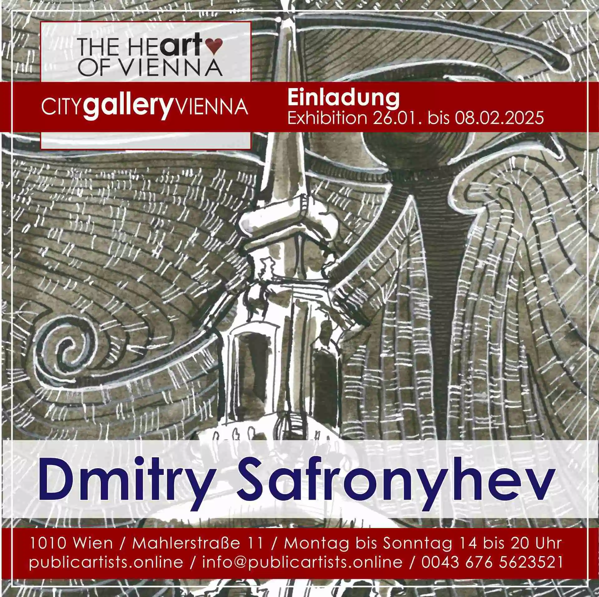 Dmitry Safronyhev nella CITYgalleryVIENNA