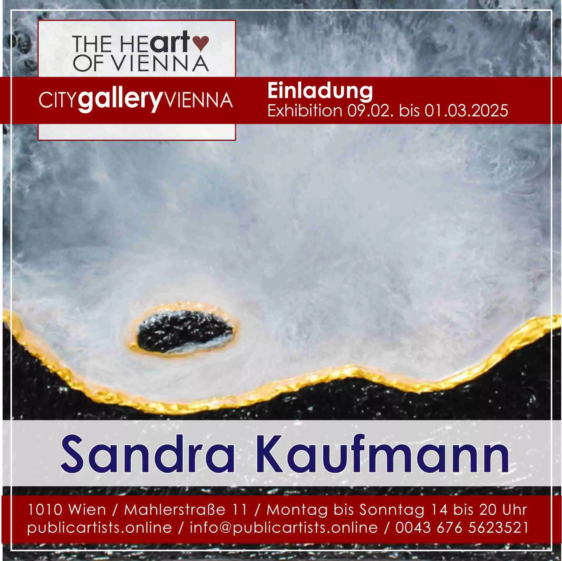 Sandra Kaufmann CITYgalleryVIENNA'da