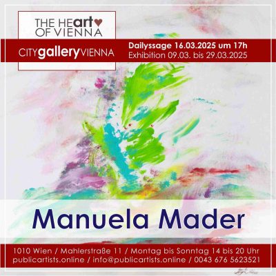 Manuela Mader in der CITYgalleryVIENNA