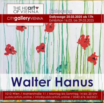 Walter Hanus in the CITYgalleryVIENNA