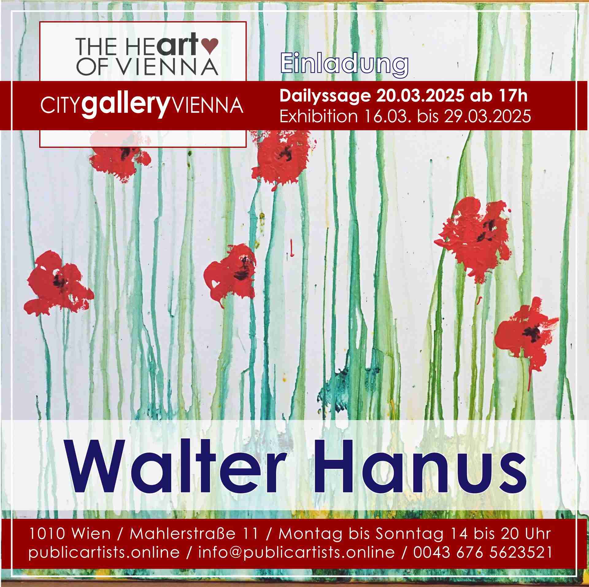 Вальтер Ханус в галерее CITYgalleryVIENNA