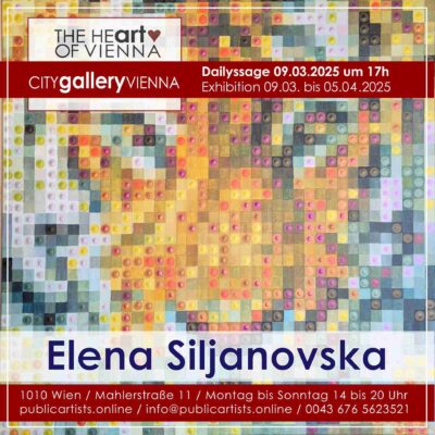 Elena Siljanovska in der CITYgalleryVIENNA