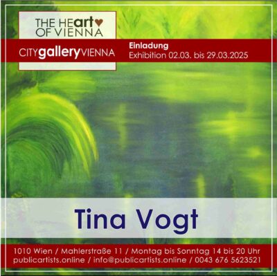 Tina Vogt in der CITYgalleryVIENNA