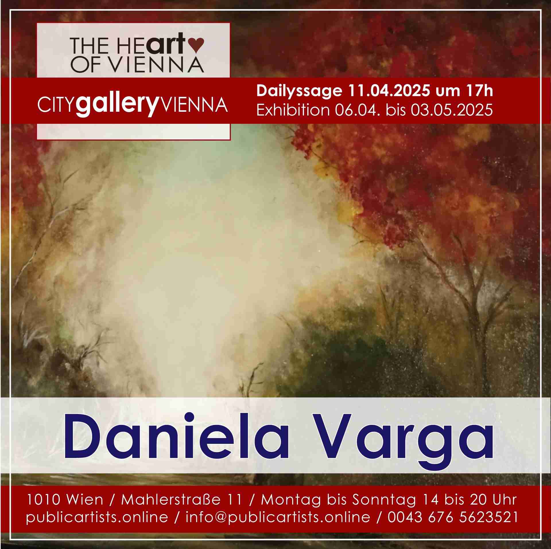 Даниэла Варга в галерее CITYgalleryVIENNA