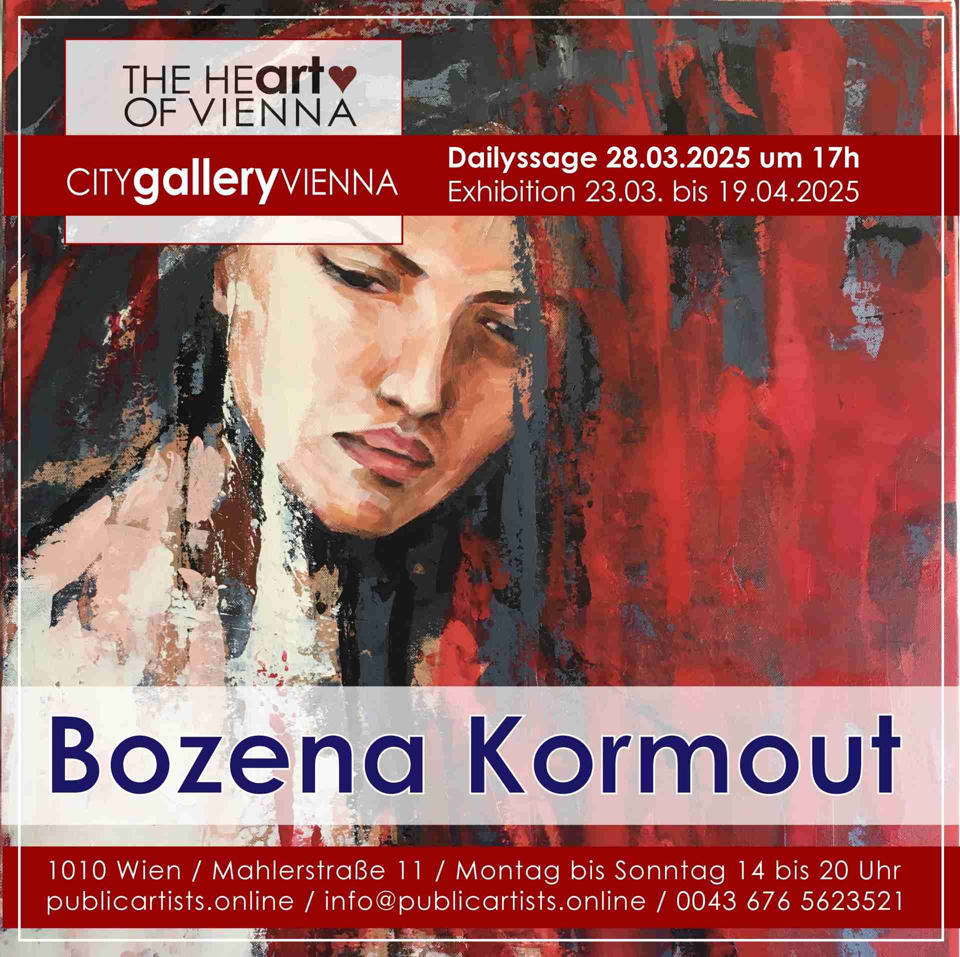 Bozena Kormout a CITYgalleryVIENNA-ban