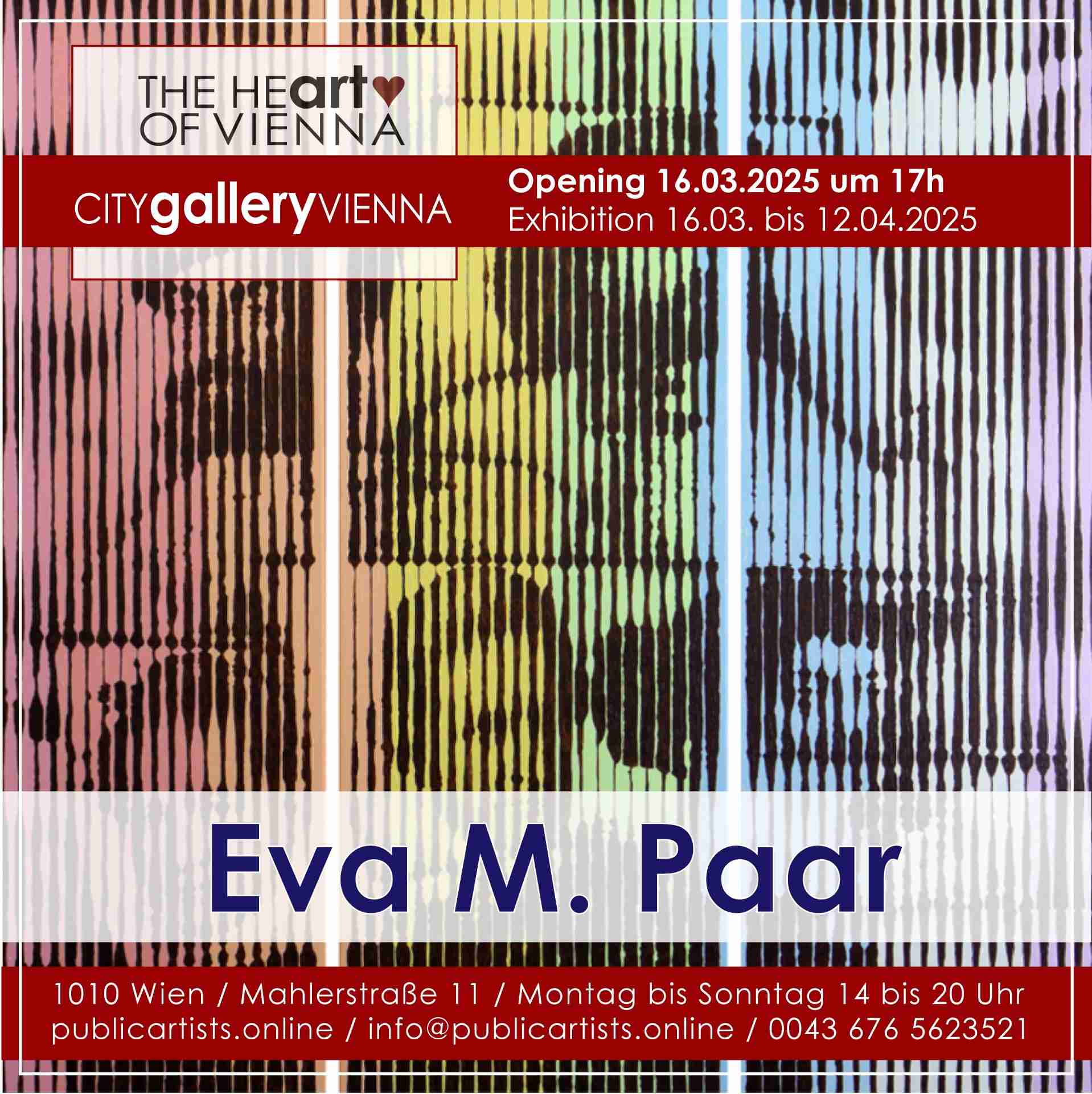 Eva M. Paar in der CITYgalleryVIENNA