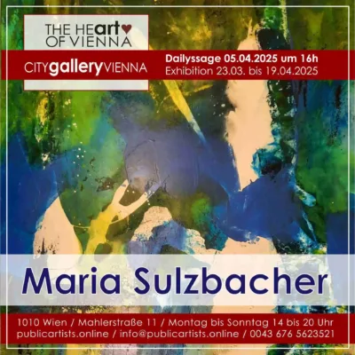 Maria Sulzbacher in the CITYgalleryVIENNA