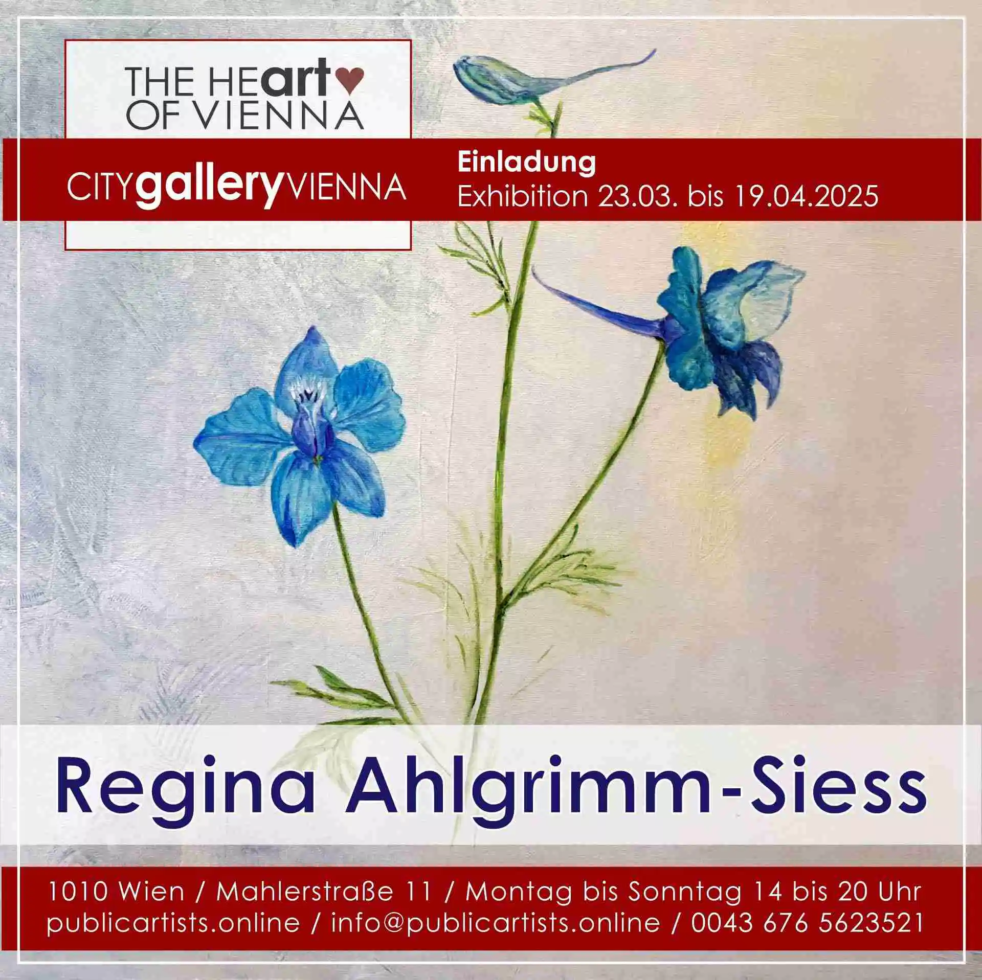 Regina Ahlgrimm-Siess in der CITYgalleryVIENNA