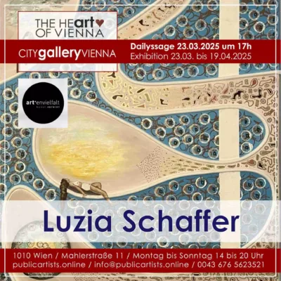 Luzia Schaffer from art*envielfalt in the CITYgalleryVIENNA