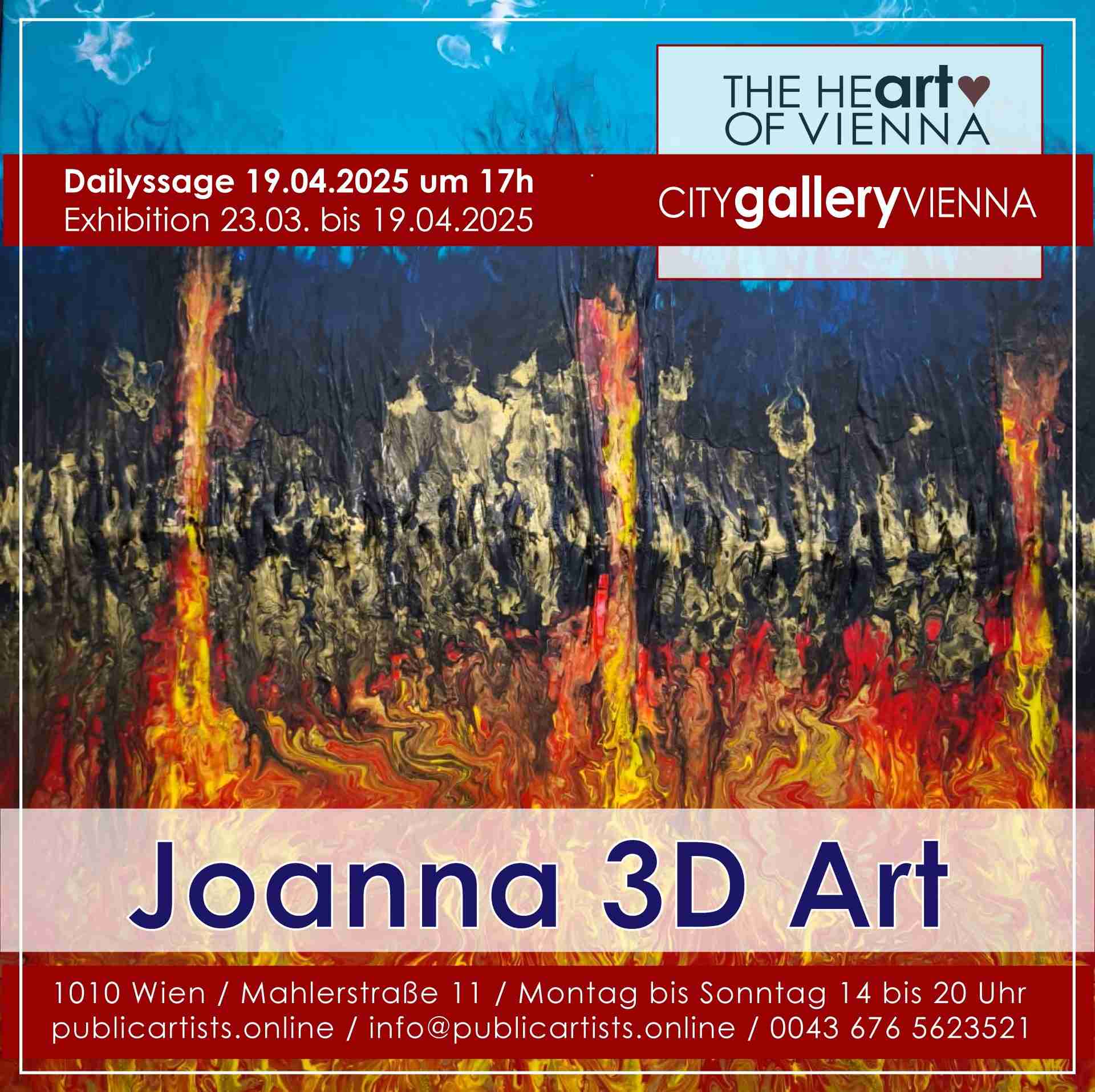 Joanna 3D Art in der CITYgalleryVIENNA