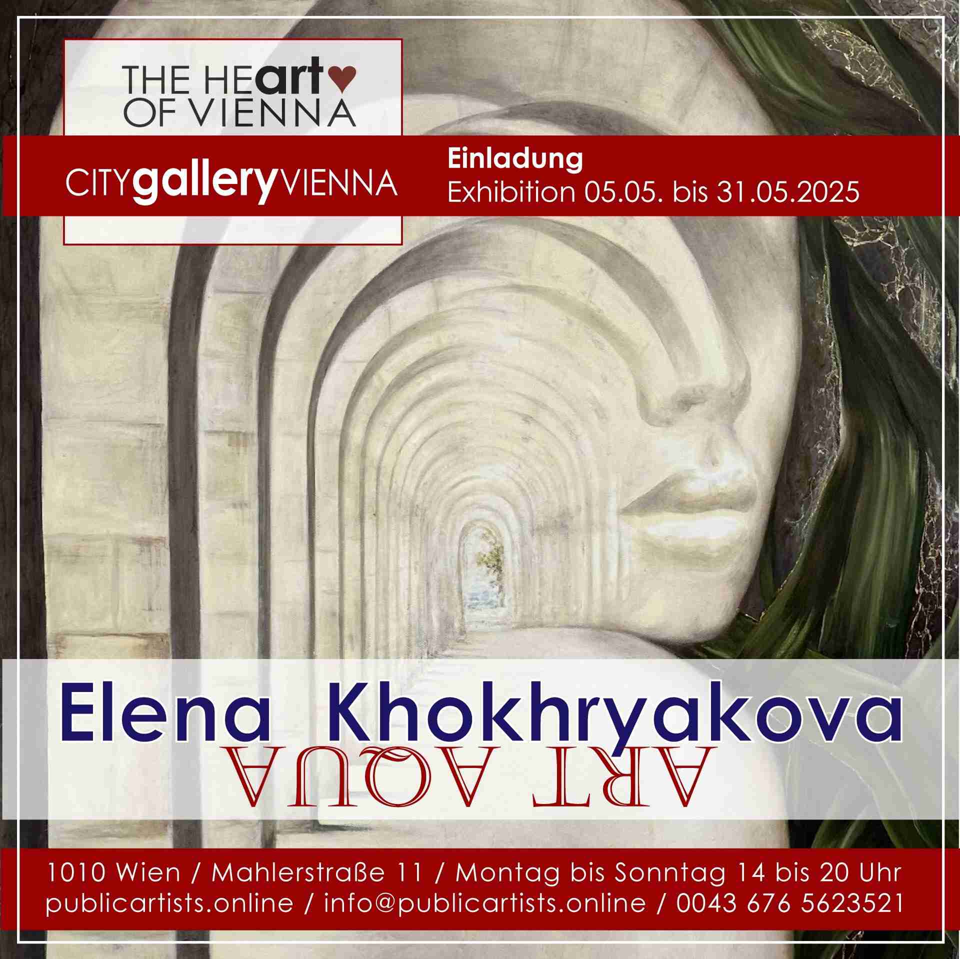 Elena Khokhryakova zeigt ART AQUA in der CITYgalleryVIENNA