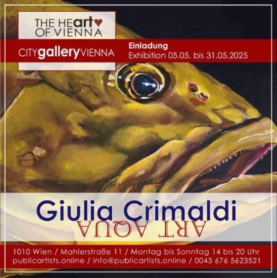 Giulia Crimaldi zeigt ART AQUA in der CITYgalleryVIENNA
