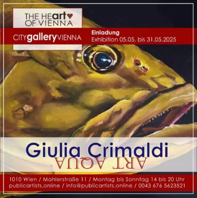 Giulia Crimaldi zeigt ART AQUA in der CITYgalleryVIENNA