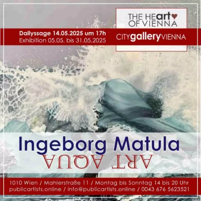 Ingeborg Matula zeigt ART AQUA in der CITYgalleryVIENNA