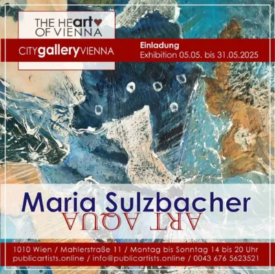 Maria Sulzbacher zeigt ART AQUA in der CITYgalleryVIENNA
