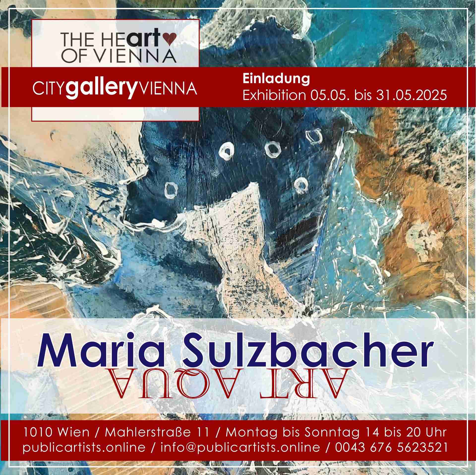 Maria Sulzbacher zeigt ART AQUA in der CITYgalleryVIENNA