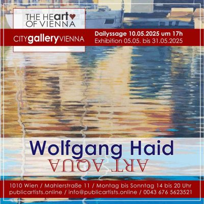 Wolfgang Haid zeigt ART AQUA in der CITYgalleryVIENNA