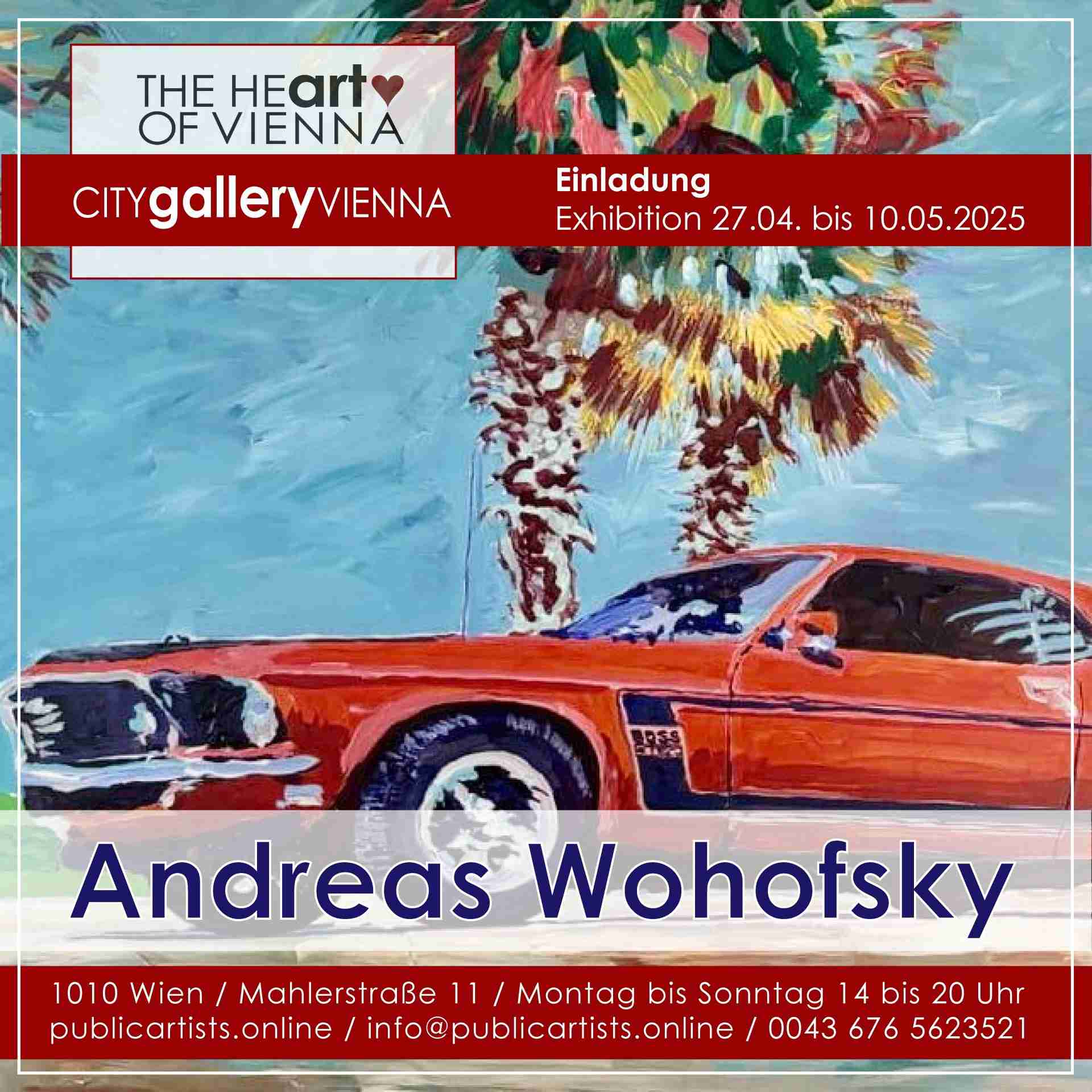 Andreas Wohofsky nella CITYgalleryVIENNA