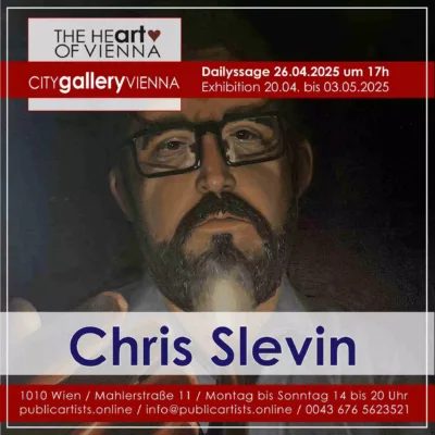 Chris Slevin in the CITYgalleryVIENNA