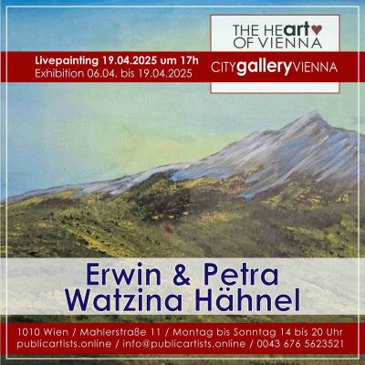 Erwin und Petra Watzina Hähnel in der CITYgalleryVIENNA