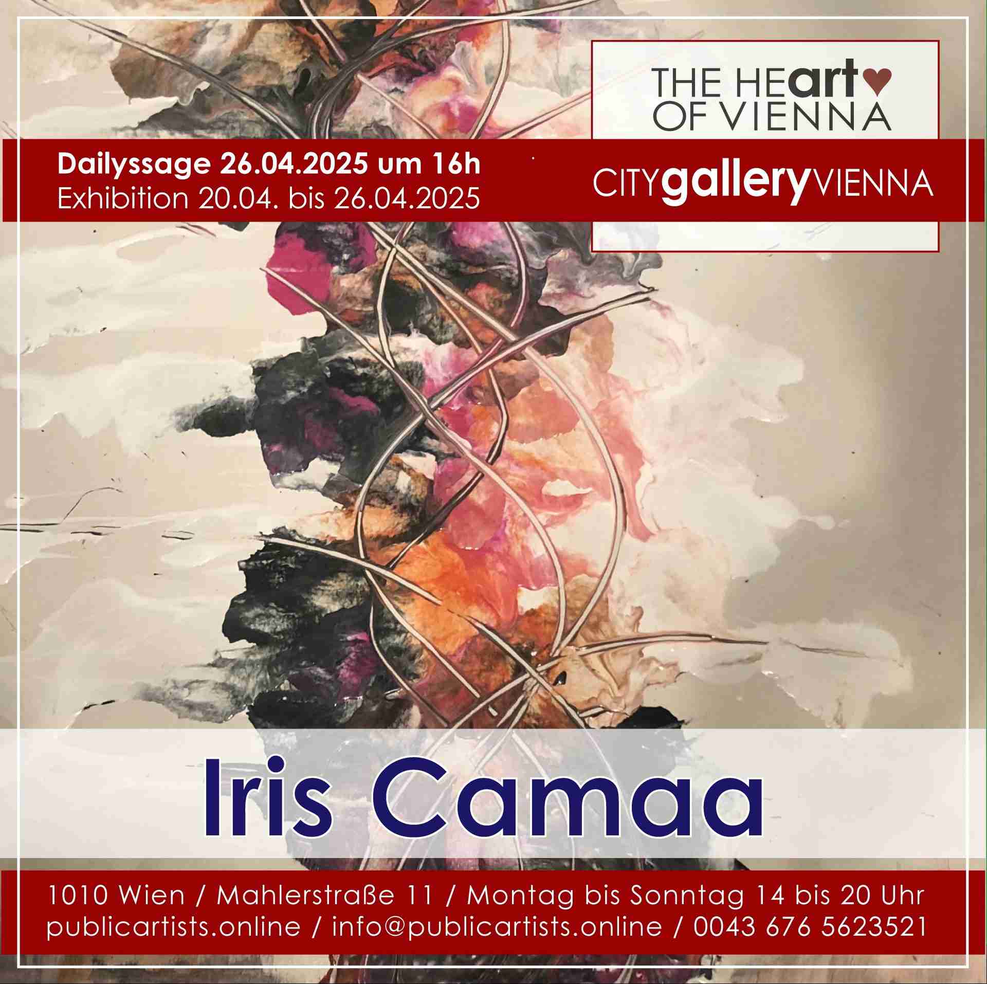 Iris Camaa in der CITYgalleryVIENNA