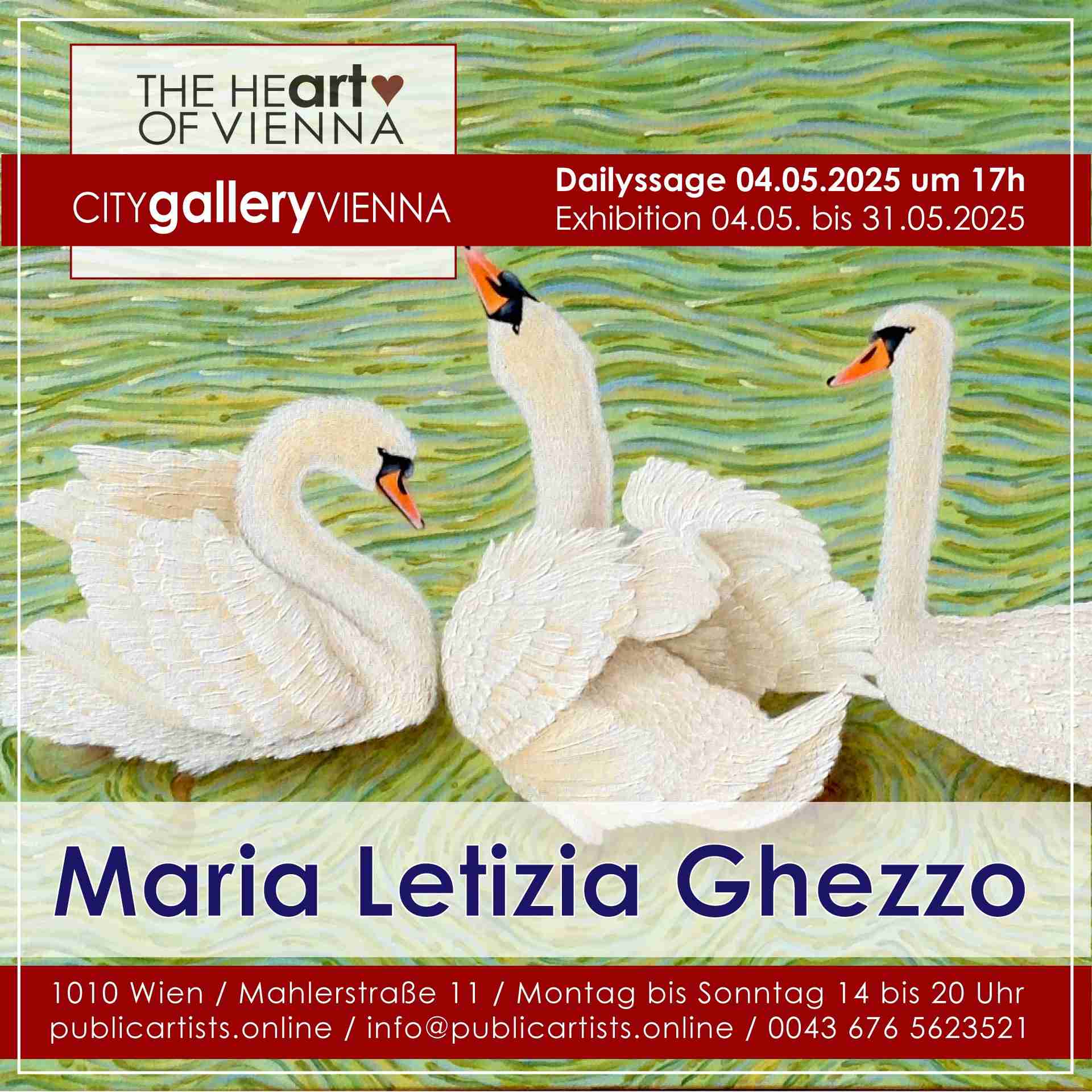 Maria Letizia Ghezzo in der CITYgalleryVIENNA