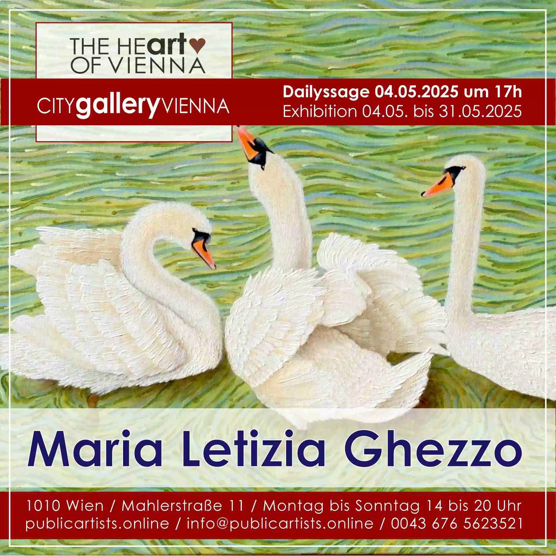 Maria Letizia Ghezzo in der CITYgalleryVIENNA