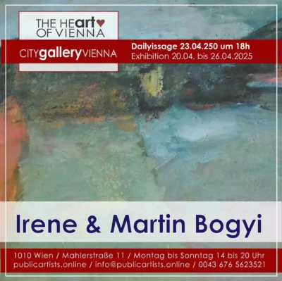 Irene e Martin Bogyi nella CITYgalleryVIENNA