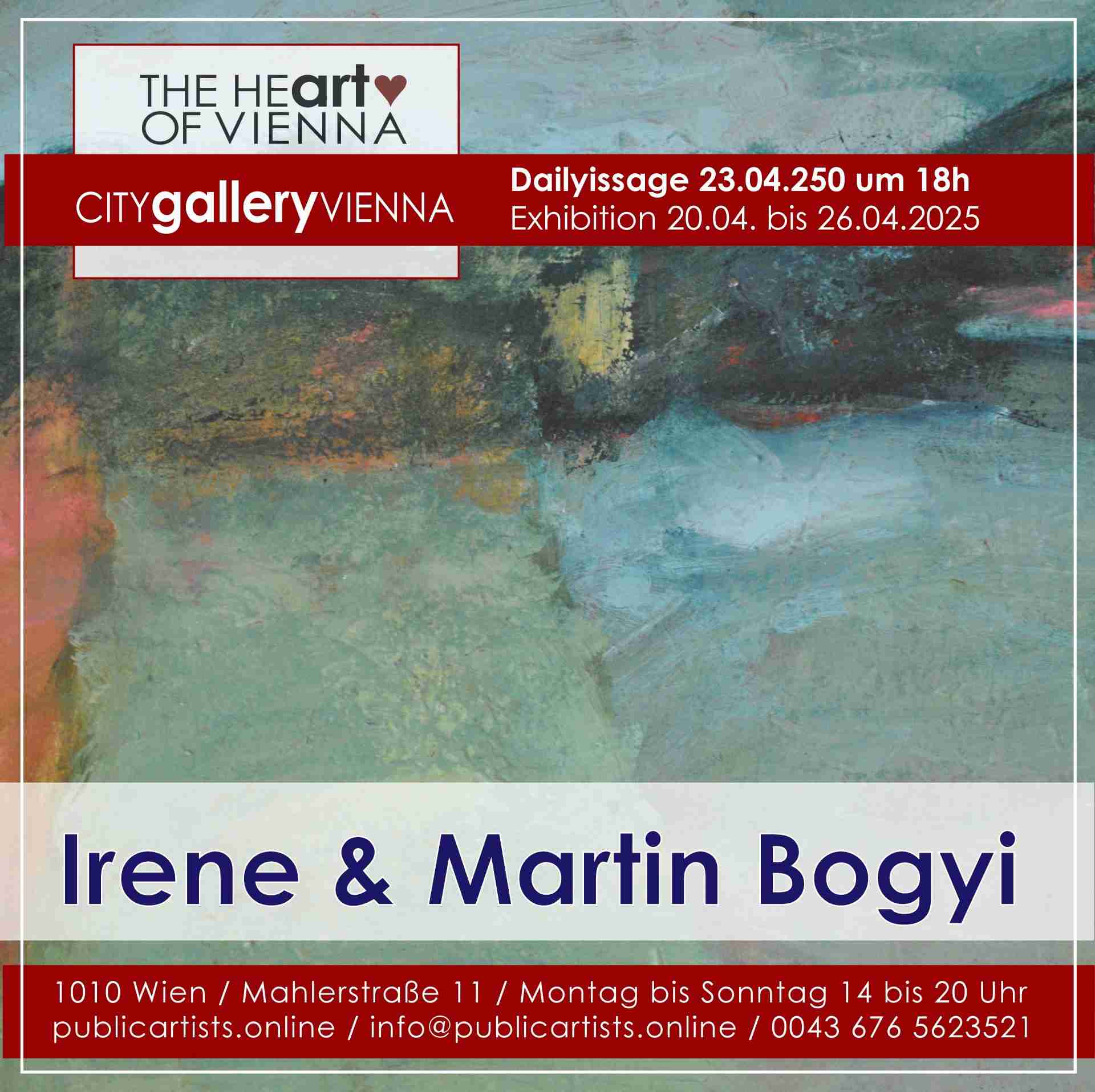 Irene und Martin Bogyi in der CITYgalleryVIENNA
