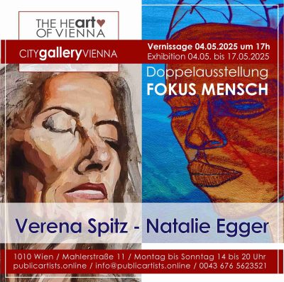 Doppelausstellung „FOKUS MENSCH“ in der CITYgalleryVIENNA
