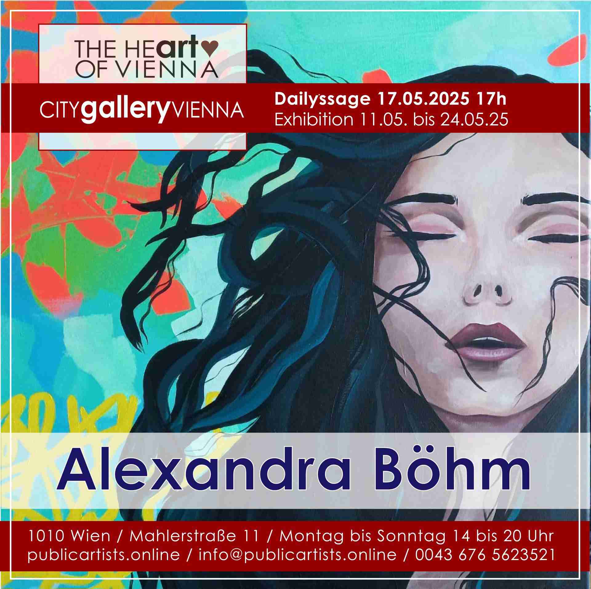 Alexandra Böhm in der CITYgalleryVIENNA