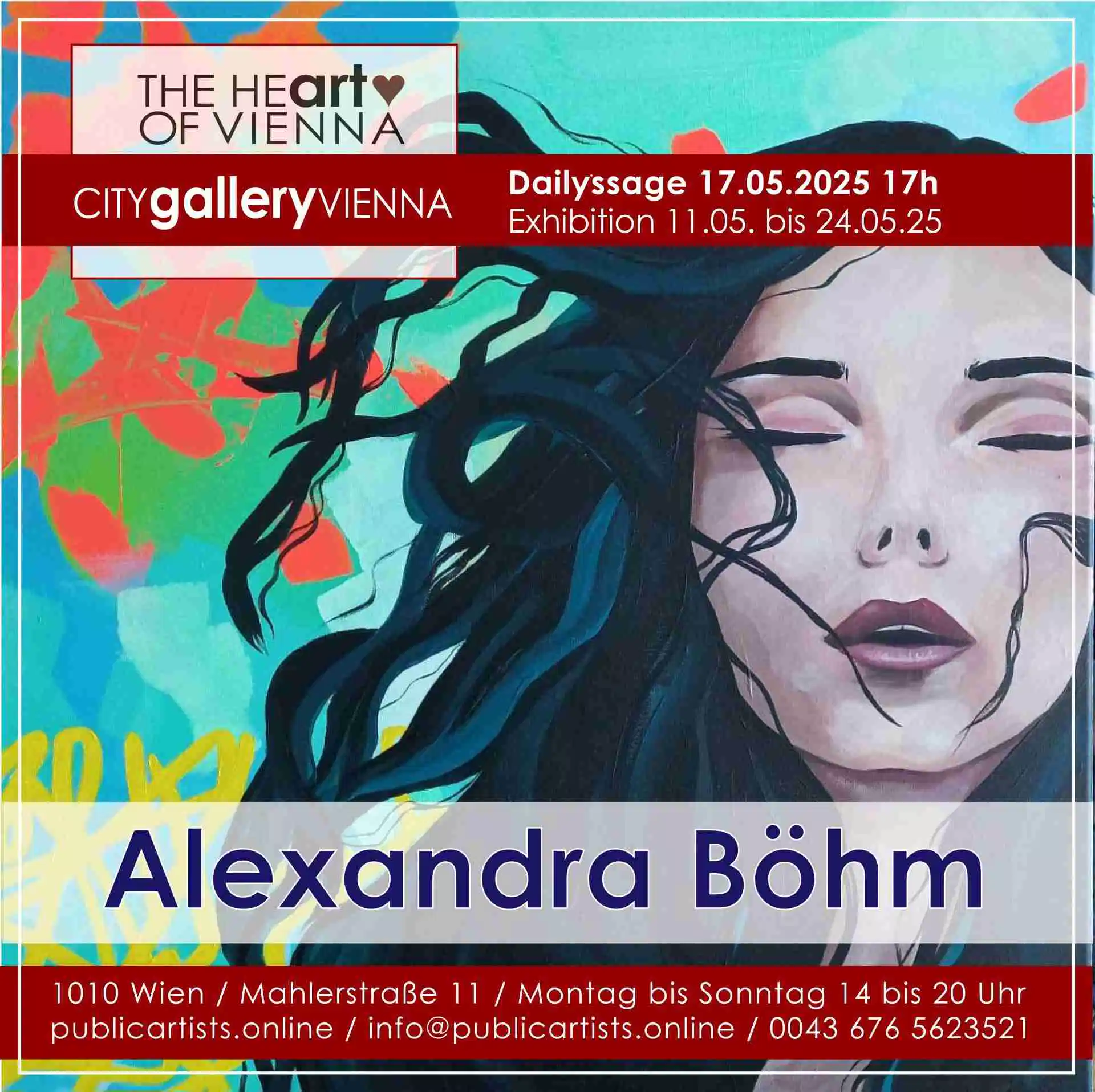 Alexandra Böhm in der CITYgalleryVIENNA