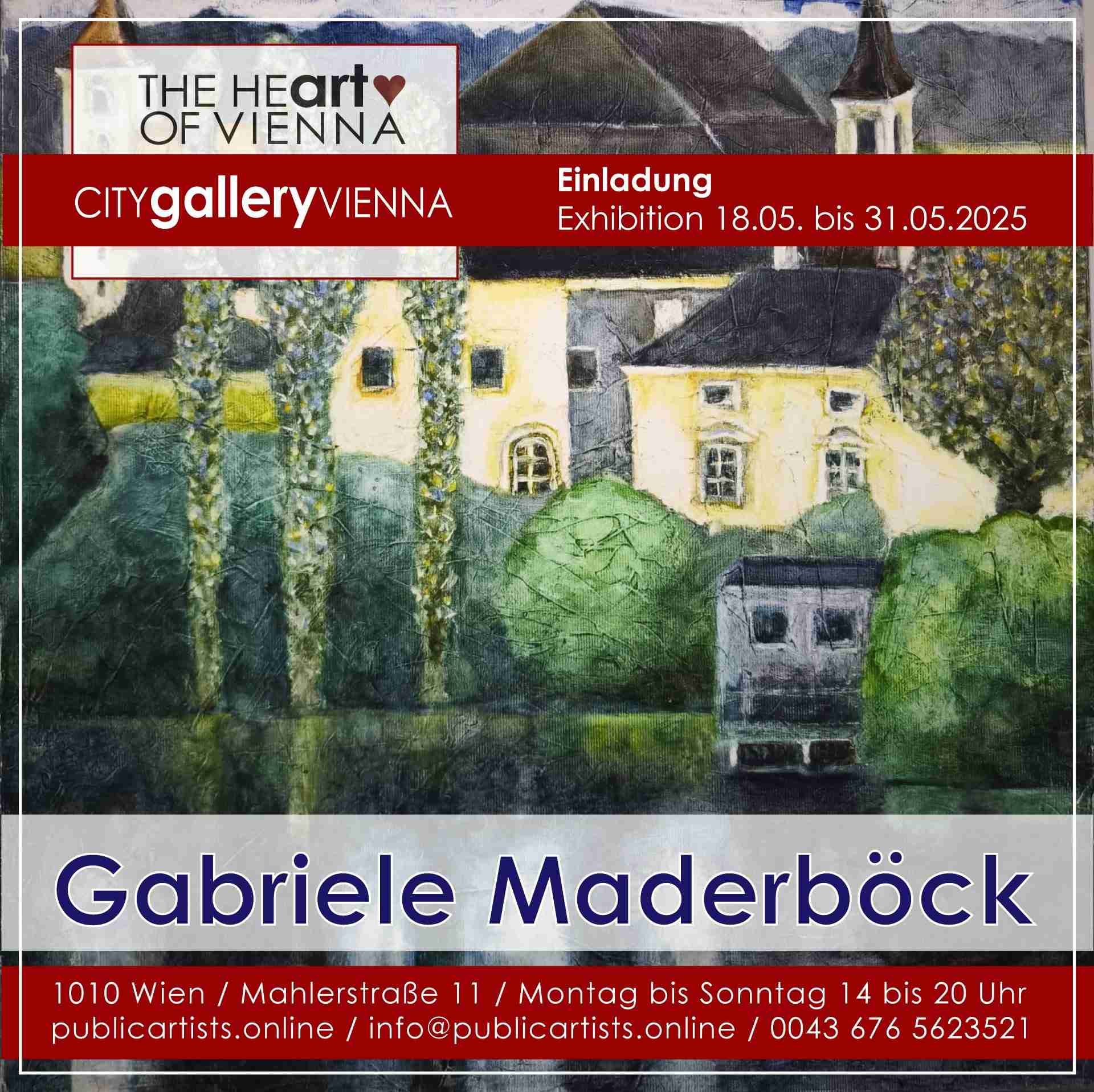 Gabriele Maderböck nella CITYgalleryVIENNA