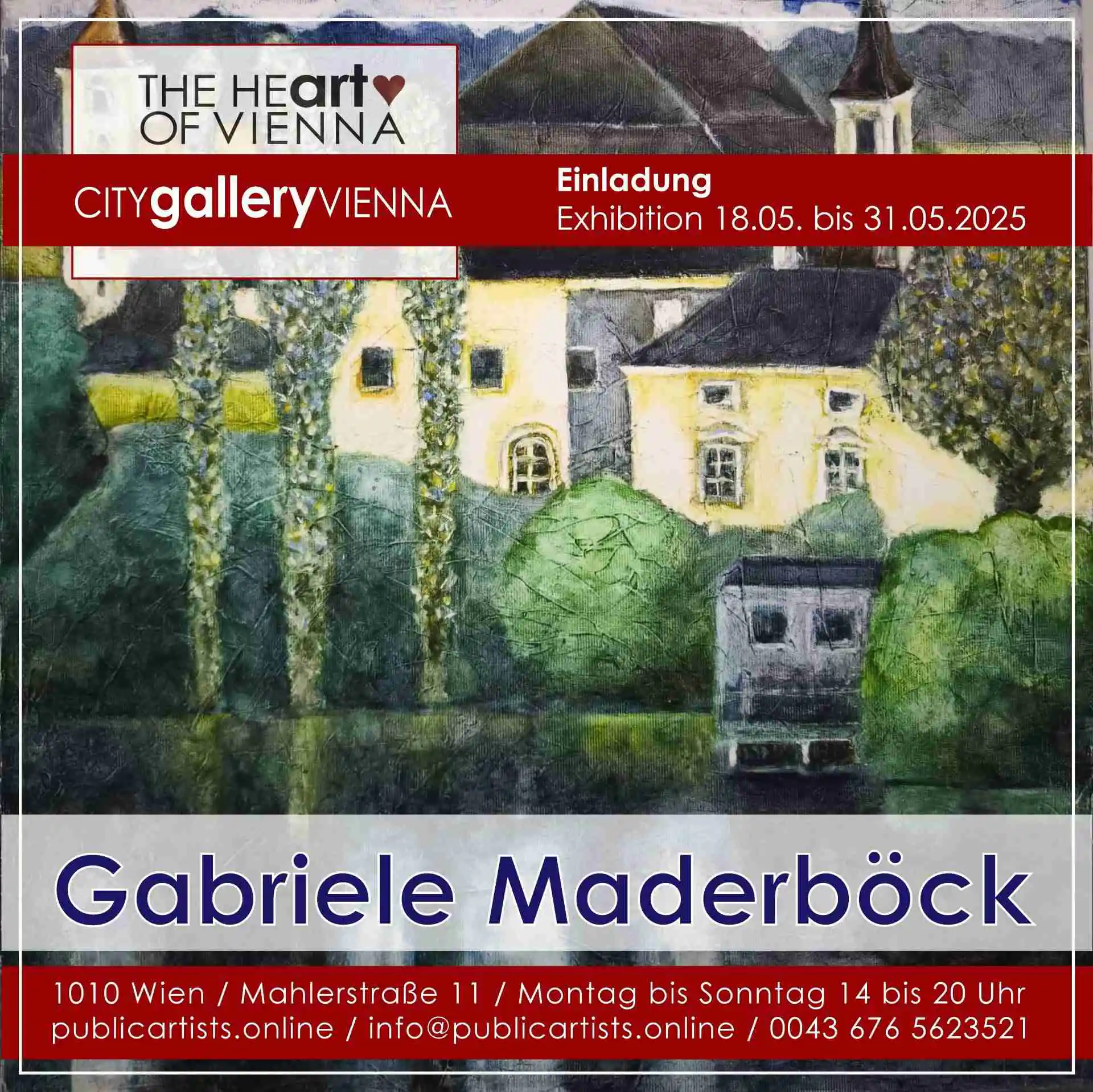 Gabriele Maderböck in der CITYgalleryVIENNA
