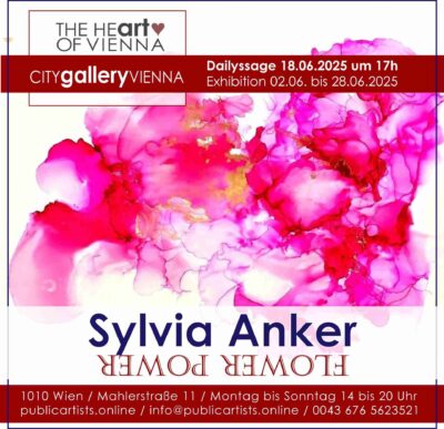 Sylvia Anker vystavuje FLOWER POWER v CITYgalleryVIENNA