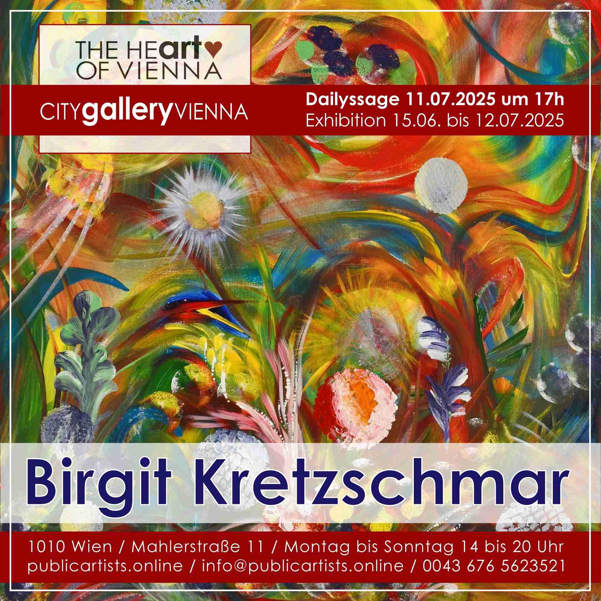 Birgit Kretzschmar in der CITYgalleryVIENNA