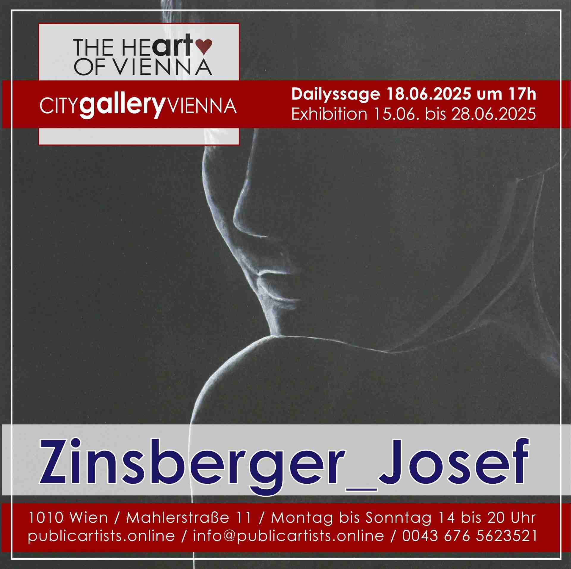 Josef Zinsberger in der CITYgalleryVIENNA