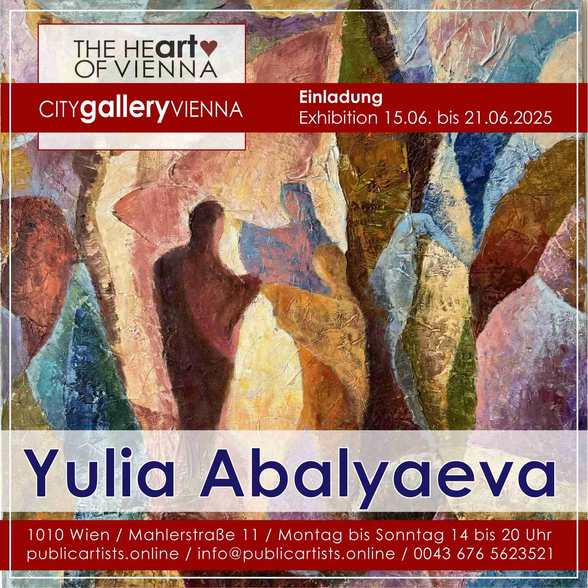 Yulia Abaliaieva nella CITYgalleryVIENNA