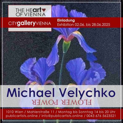 Michael Velychko vystavuje FLOWER POWER v CITYgalleryVIENNA