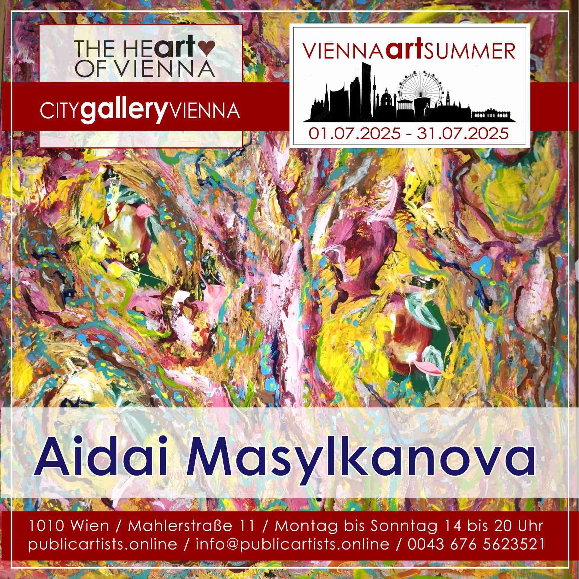 Aidai Masylkanova VIENNA ART SUMMER 2025'te