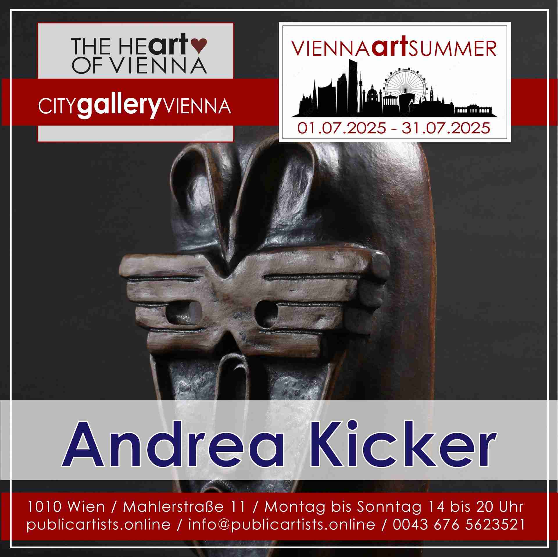 Andrea Kicker na VIENNA ART SUMMER 2025