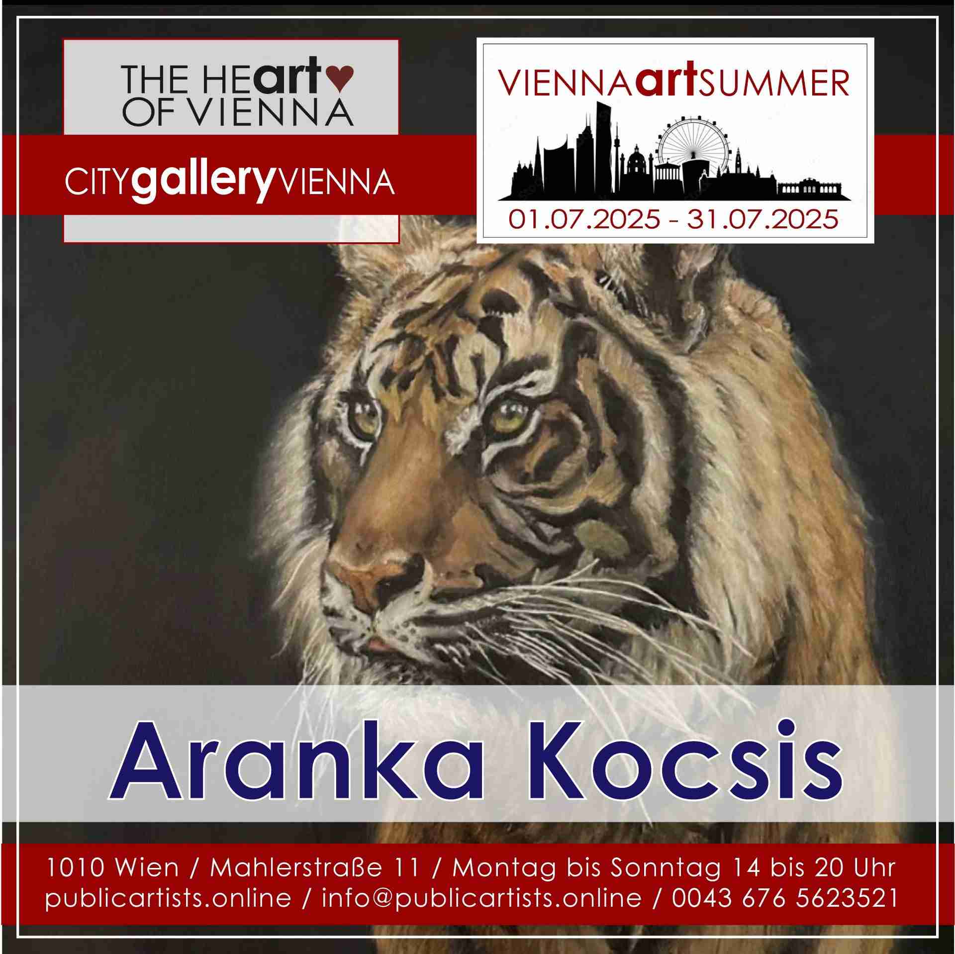 Aranka Kocsis na VIENNA ART SUMMER 2025