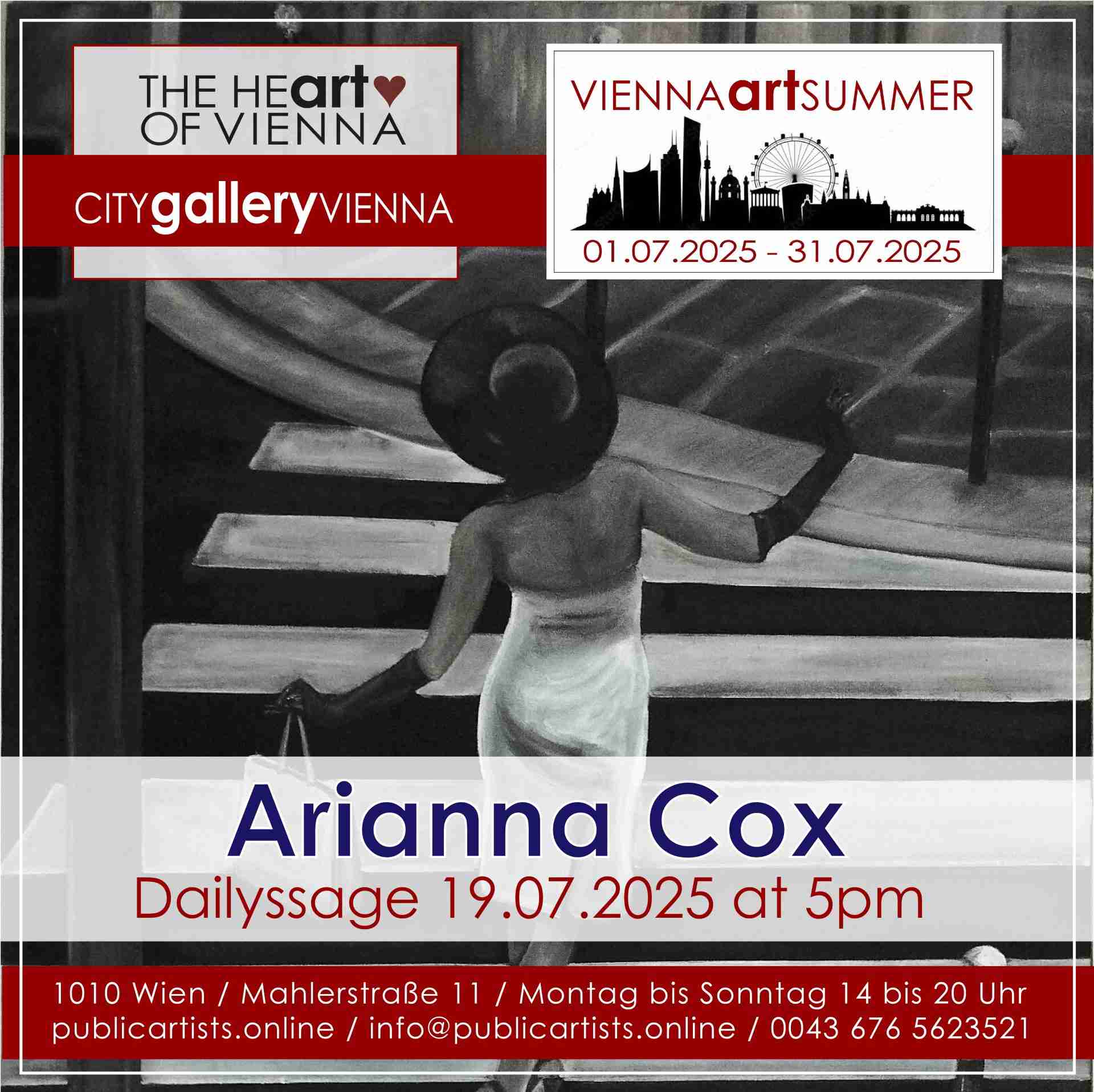 Arianna Cox at VIENNA ART SUMMER 2025