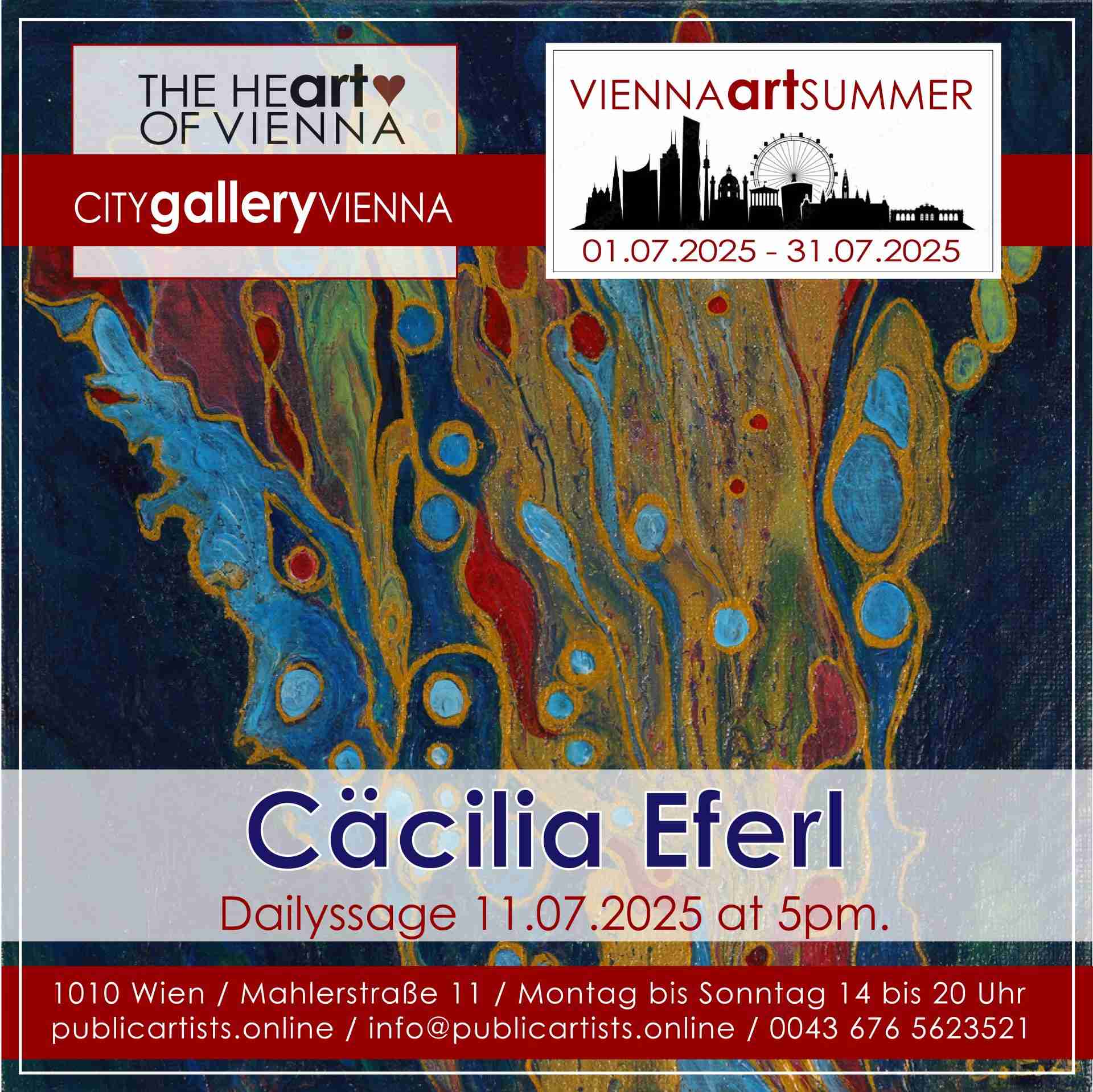 Cäcilia Eferl à VIENNA ART SUMMER 2025