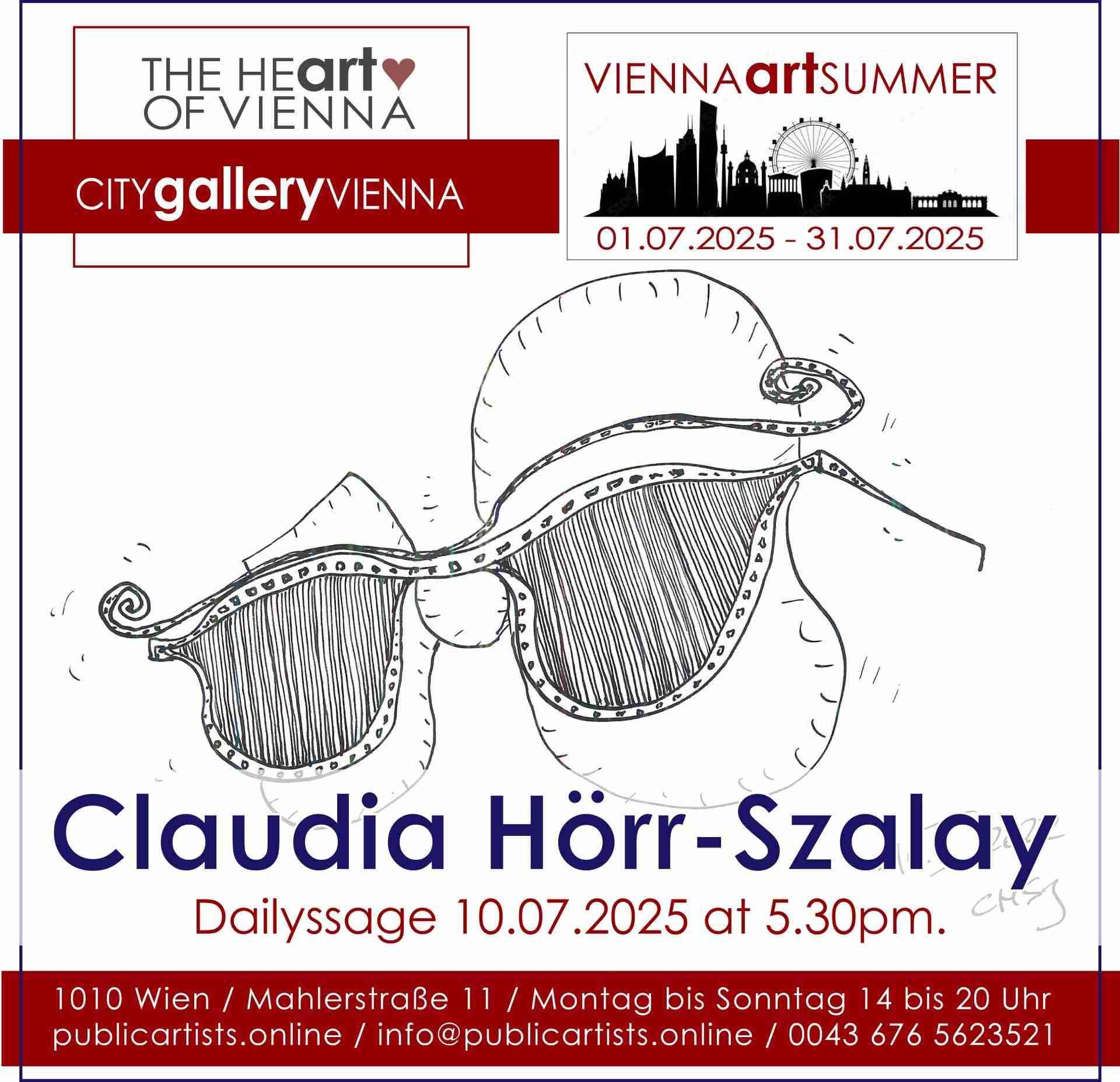 Claudia Hörr-Szalay na VIENNA ART SUMMER 2025