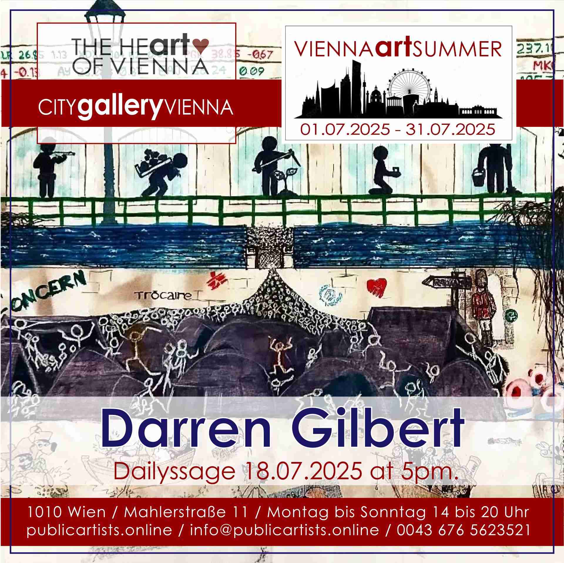 Darren Gilbert na VIENNA ART SUMMER 2025