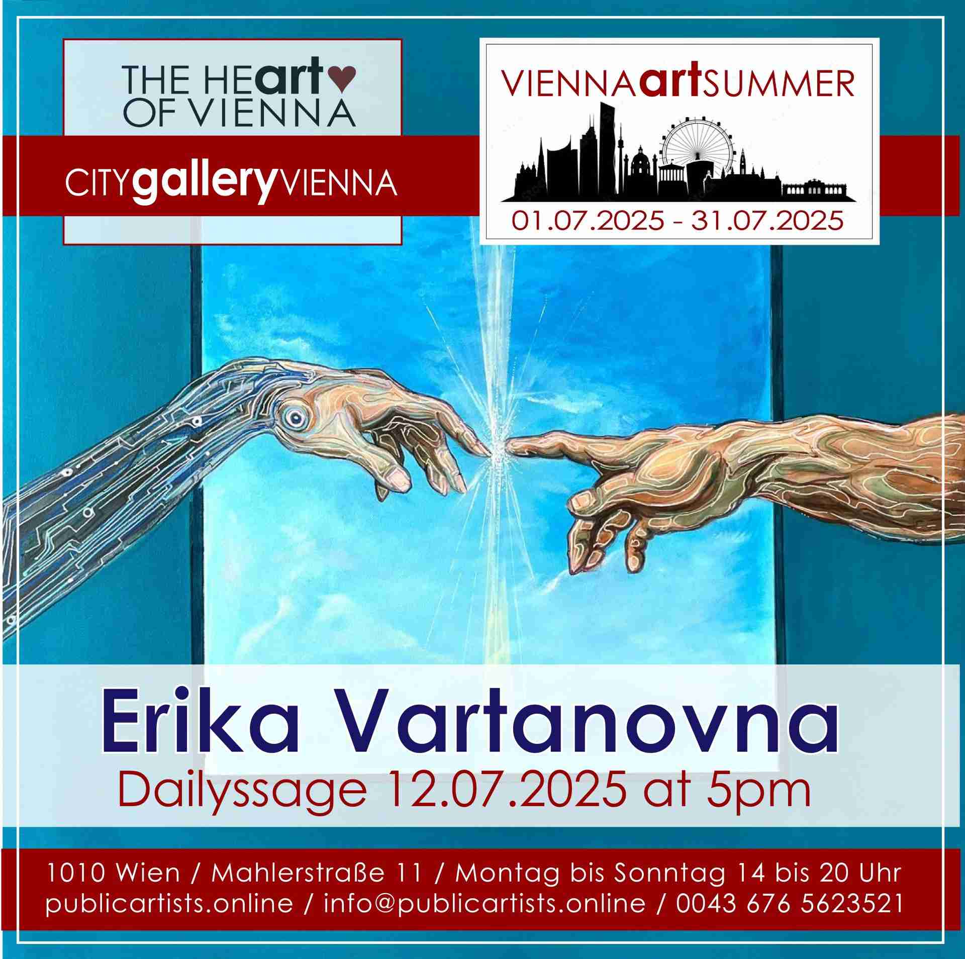 Erika Vartanovna at VIENNA ART SUMMER 2025