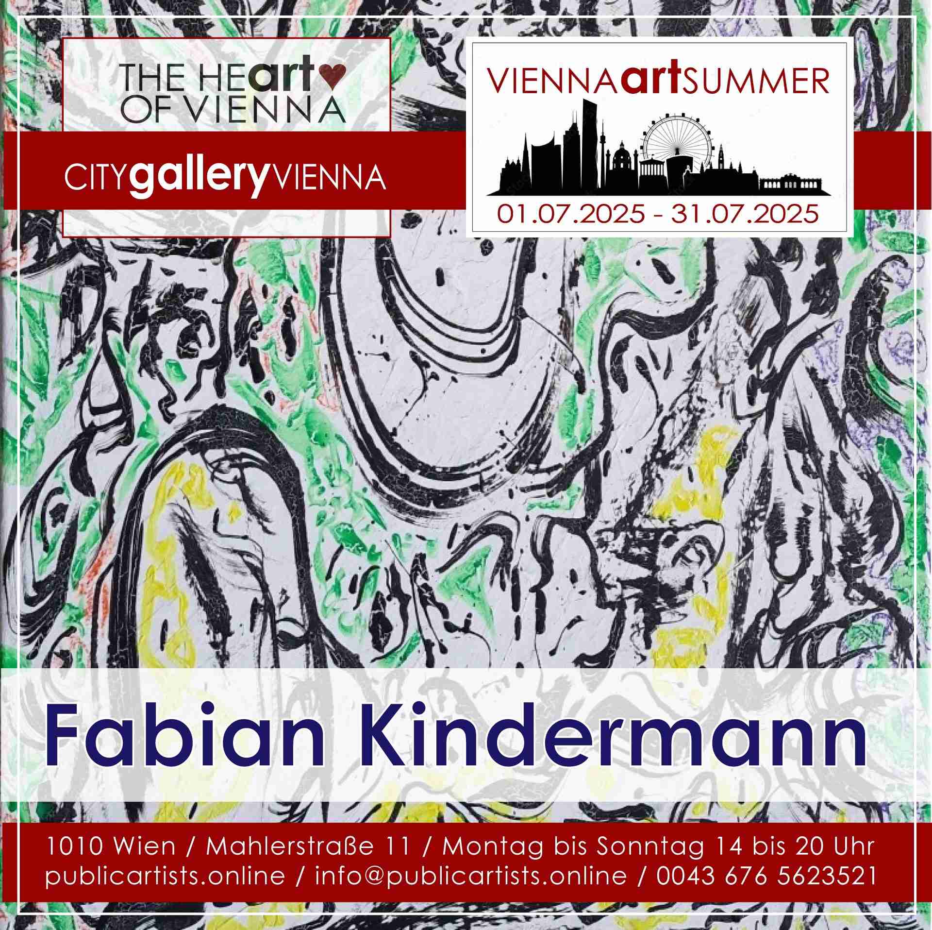 Fabian Kindermann at VIENNA ART SUMMER 2025